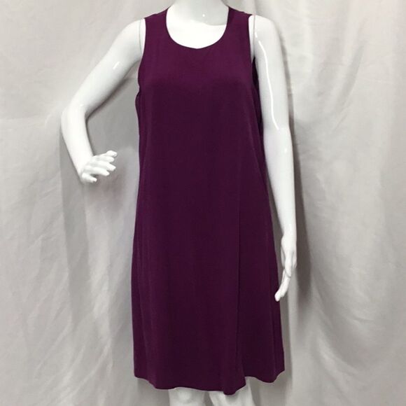 Eileen Fisher Silk Shift Dress (G6) - Picture 1 of 8